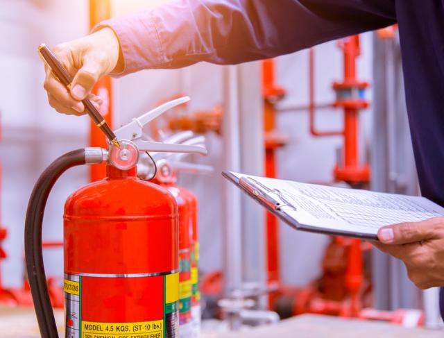 Peças e acessórios para extintores de Incêndio