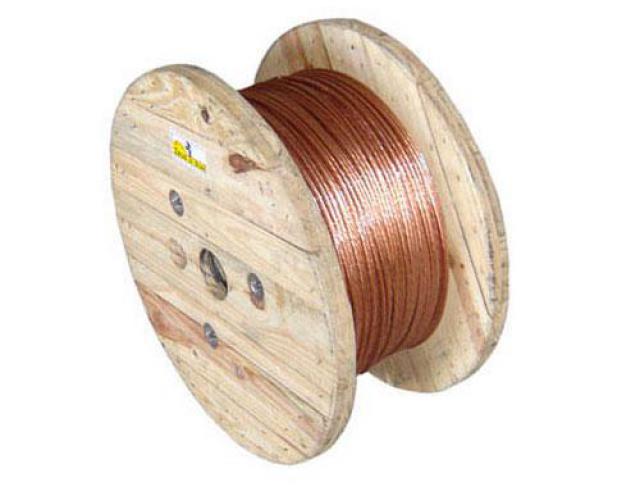 Cabo de cobre NU aterramento normatizado 7x2,50mm